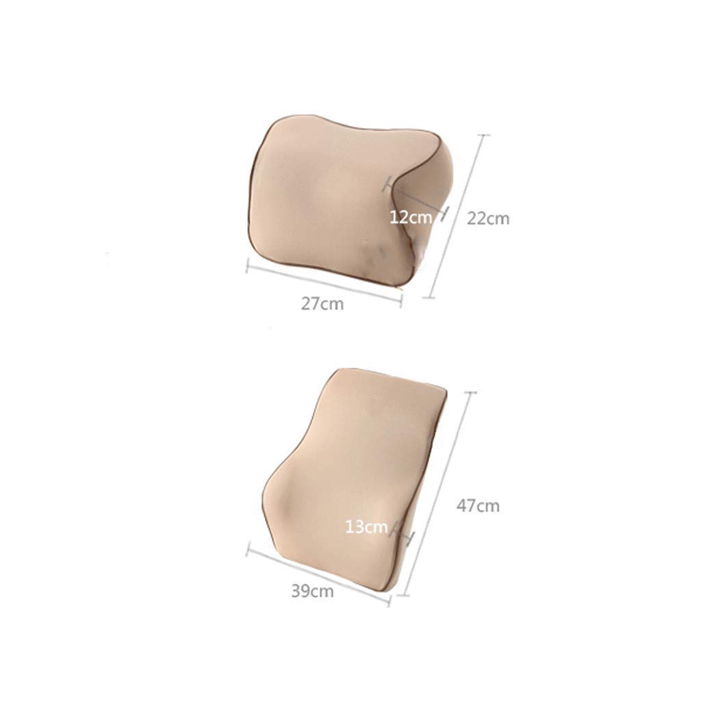 Coussin Lombaire - Dreamer Voiture Mini Chaise de Soutien Coussin Lombaire Design Coussin for Le Bas du Dos Soulagement de la Douleur, Mousse à mémoire Back Support(Black-Soul Eater1)