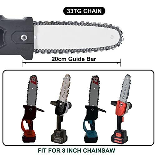 Catena 30cm 12'' Basso Profilo 3/8 Per Motosega Mac Allister - Foto 10