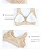 Womens Breathable Cool Lift Up Air Bra Bra Comfortable High Support Sports Bras Underwear Seamless Wireless Bralette Black