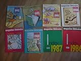  LOT de 8 INDEX DU MAGAZINE LITTÉRAIRE période 1986 à 1993