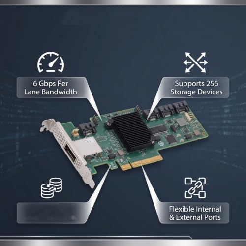 Tarjeta SAS 9212 4i4e controladora de discos para almacenamiento de datos eficiente 2