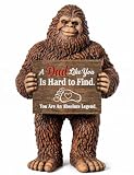 Birthday Dad Gifts Best Dad Ever Gift, Bigfoot Hand Painted Sculpture