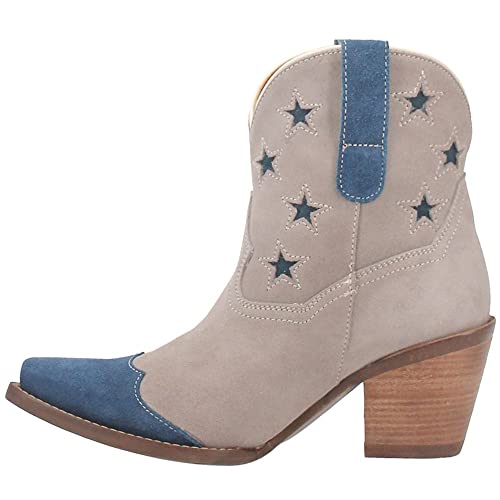 Dingo Womens Glory Leather Ankle Cowboy, Western Boots3