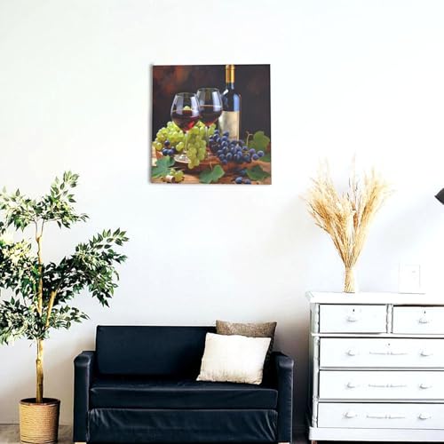 Toile murale moderne vin rouge de qualité supérieure pour bureau