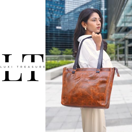 Leather Tote bag | 16 INCH | Ladies Messenger bag | Ladies Handbag | Shoulder Bag Purse | Women Laptop bag2
