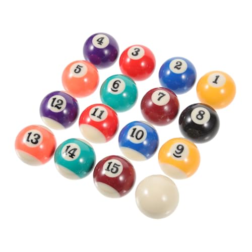 Lot de 16 billes de billard remplaçables TOYANDONA pour entraînement de piscine
