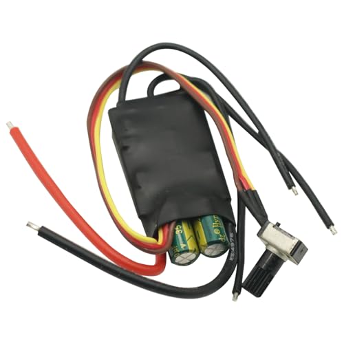 DC 7-24V 200W Brushless dc Motor BLDC 3-Phase Brushless Motor Driver Hallless DC Motor Drive Board Speed Controller Module with Potentiometer,ESC Speed Controller - Image 5