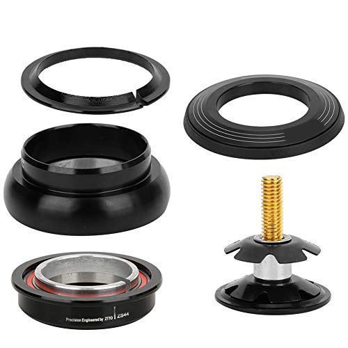 Preisvergleich Produktbild Fahrrad-Kegelrohr-Steuersatz, Aluminiumlegierung, Korrosionsbeständigkeit, einfach zu installierender Fahrrad-Kegelrohr-Steuersatz für Mountainbike für Rennrad