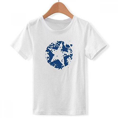T-shirt blanc star design pour garçon en taille XXX-L