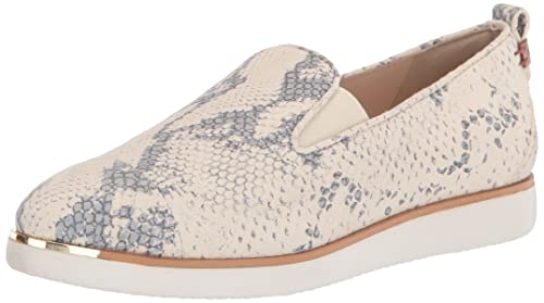 Cole Haan Womens Grand Ambition Slip ON Sneaker Loafer Flat, Chalk Python Print/Natural/Ivory, 8 M US