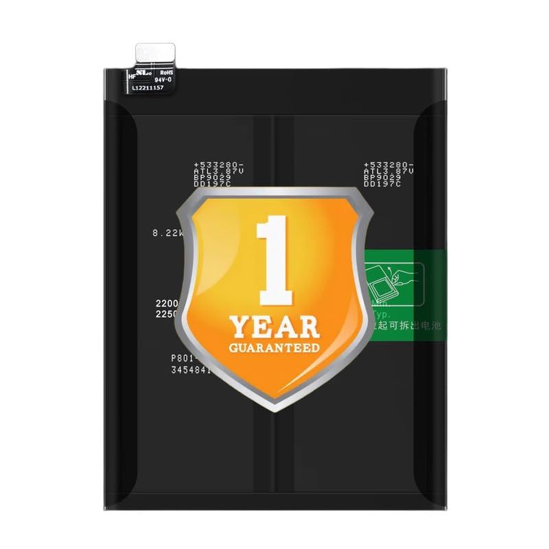 Image of Original BLP801 Battery Compatible for OnePlus 8T (KB2000, KB2001, KB2003, KB2005) | OnePlus 9R (LE2100, LE2101) - (4500mAh) - 1 Year Warranty K7