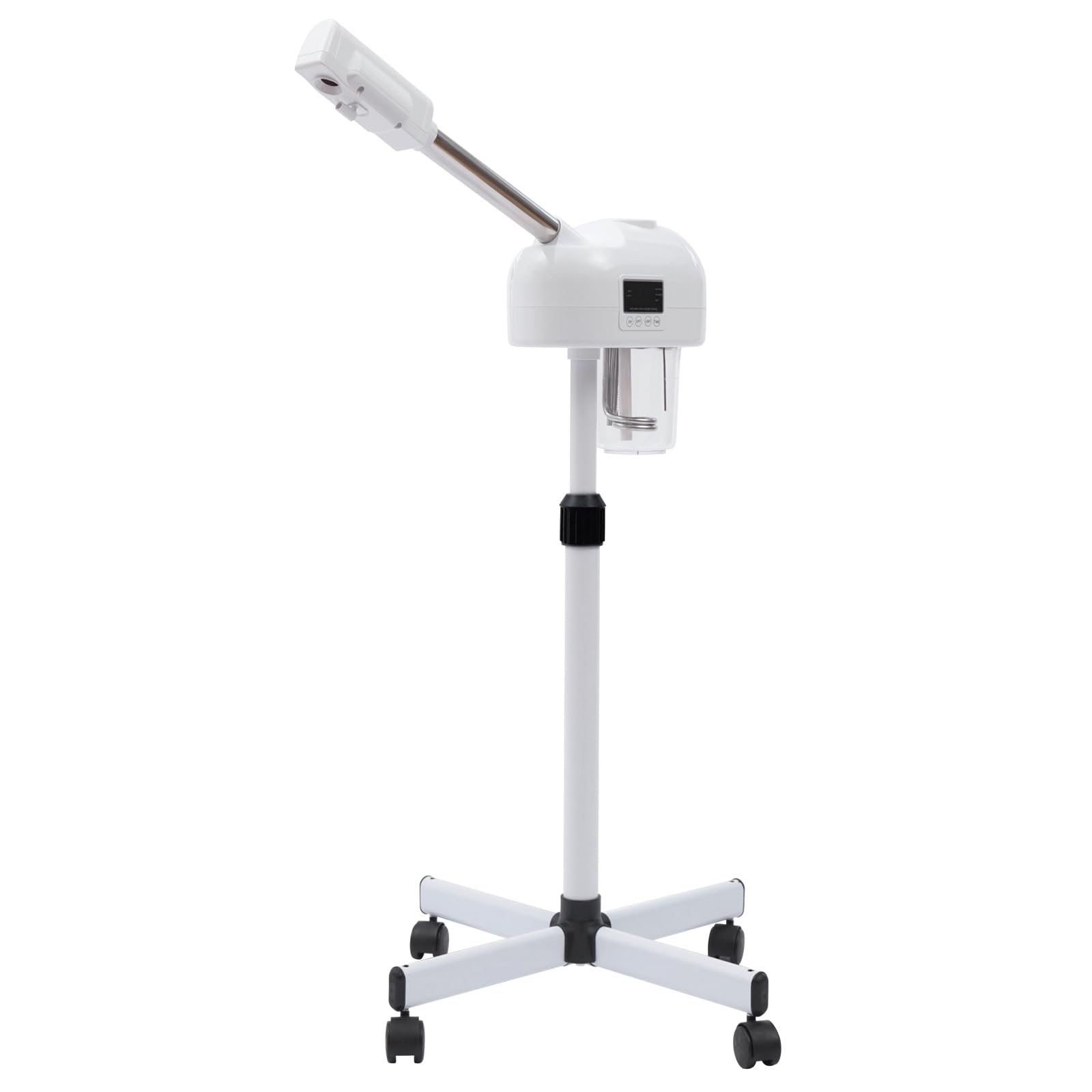 Opryskiwacz do twarzy, odporny na wilgoć, urządzenie parowe, obrót o 360°, sterowanie LCD, timer 0-20 minut, regulacja wysokości, nadaje się do domu i salonu piękności