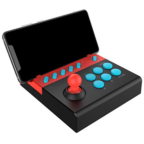 NILINLEI Gamepad Controller, Fighting Arcade Game Rocker, Excellent Sense of Use and Easy Operation, Super Responsive, to Hold, Supports Android and iOS