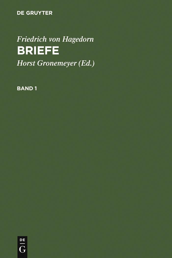 Briefe: Bd. 1: Text. Bd. 2: Apparat/Kommmentar (German Edition)