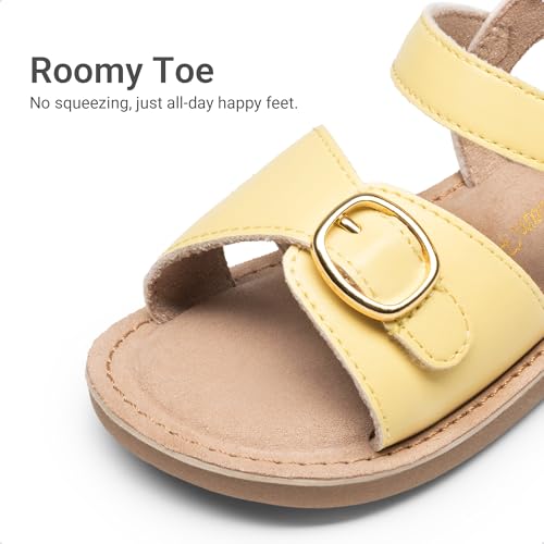 Image of DREAM PAIRS Girls Sandals Fashion Sandal with Adjustable Straps Open-Toe Comfortable Summer Shoes for Toddler Little Kid