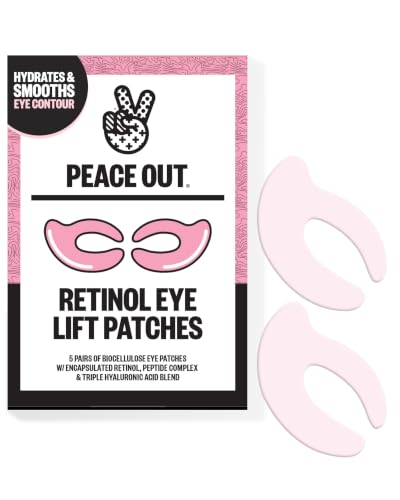 PEACE OUT Retinol Eye Lift Patches with Peptides (5 Pairs)