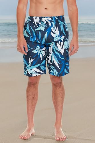 Image of Kanu Surf Men's Big Viper Extended Size Stripe Swim Trunk