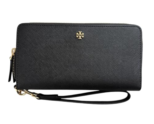 Tory Burch Women's Emerson Zip Continental Wallet (Black)