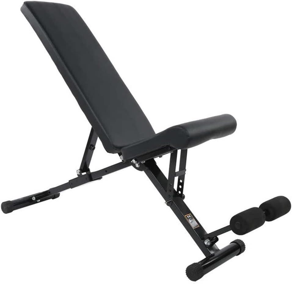 Foldable Fitness Stool Dumbbell Bench Sit Up Flat Supine Folding Chair