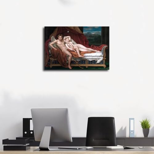 Impression sur toile Cupid And Psyche pour remplacer un cadre mural vide