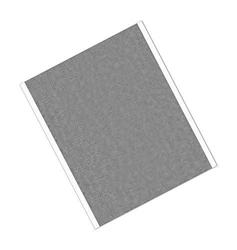 Image of TapeCase Silver Aluminum Foil Tape with Conductive Acrylic Adhesive, Converted from 3M 1120, 10.5 inch Length, 9 inch Width, Rectangles (Pack of 25)