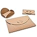 HANSGO 100Pcs Premium Gift Card Envelopes, 4 x 2.8 inch Mini Greeting Cards, Small Gift Card Holders with Heart Shaped Clasp, Mini Envelopes for Note Cards, Weddings Holidays Baby Showers Birthdays