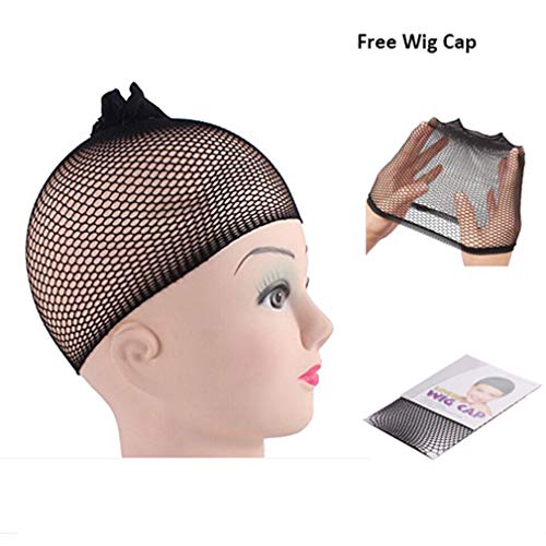 Image of BERON White Wigs for Women Short Curly Bob Side Part Wig Girls Shoulder Length Body Wavy Hair Wig White Heat Resistant Synthetic Halloween Cosplay Daily Party Wigs