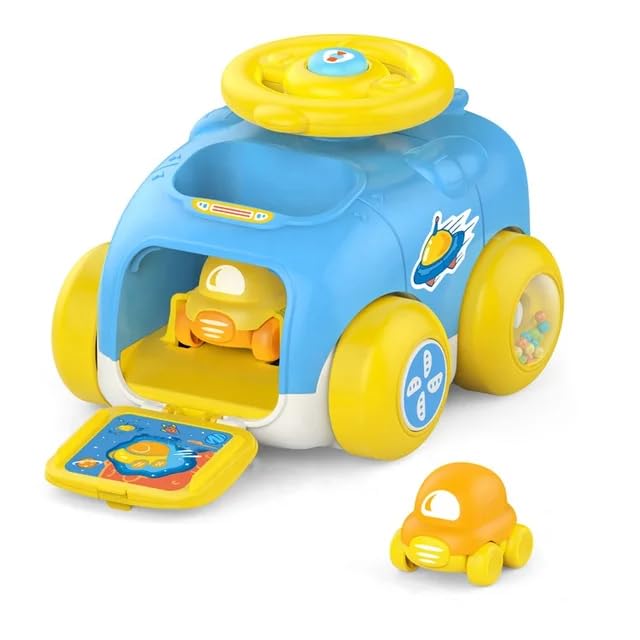 Lefan Educational Ejection Inertial Car Baby Toy Cars for 1 2 3 4 5 6