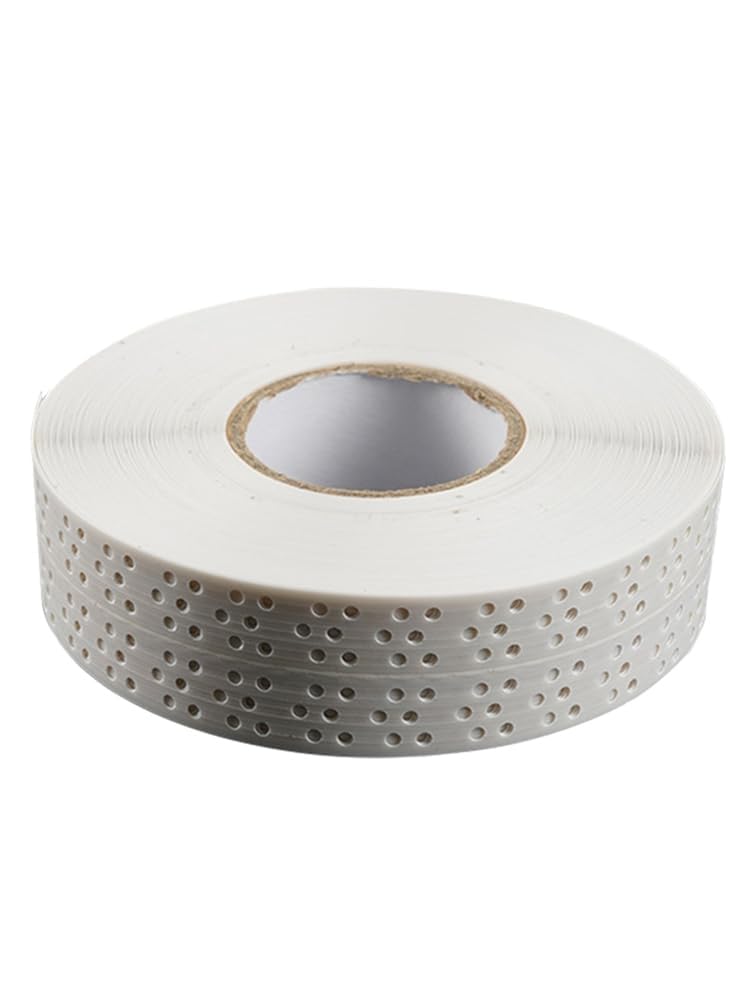 Nastro per cuciture generico 40 m x 5 cm in cartongesso in PVC autoadesivo per angoli interni ed esterni, rinforza e protegge le giunzioni, ripara le pareti