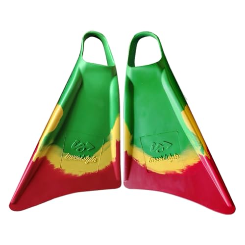 Nadadeira Invert Style Hawaiian Rasta (Small Medium - 36 até 37)