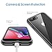 JETech Case for iPhone 8 Plus and iPhone 7 Plus 5.5-Inch, Non-Yellowing Shockproof Phone Bumper Cover, Anti-Scratch Clear Back (Black)