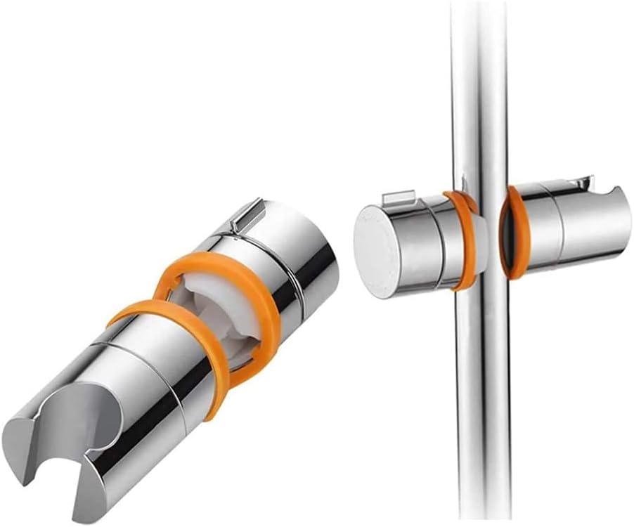 Adjustable Shower Head Holder, 360° Rotation, Universal 19-25MM Bracket