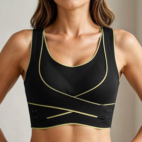 Aniywn Posture Support Bras For Women Wireless Front Closure Sports Bra - image 3