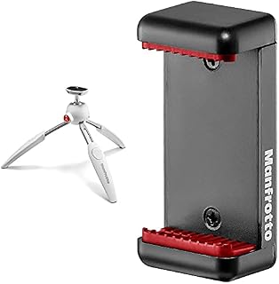 Manfrotto MTPIXIEVO-BK, PIXI EVO 2-Section Mini Tripod for Mirrorless cameras, Compact System Cameras, DSLR, Video, Compact Size, Aluminium