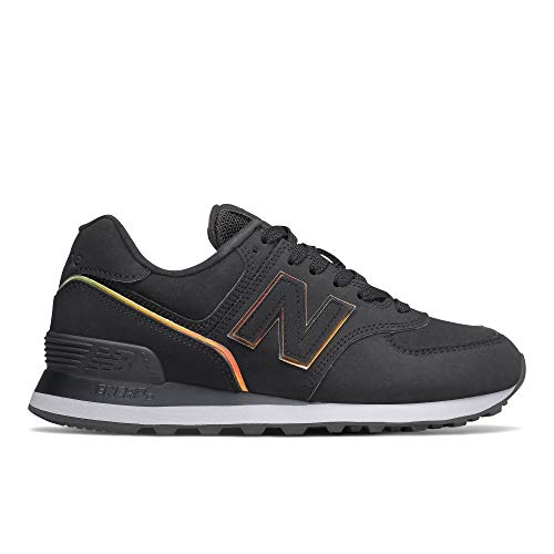 Image of New Balance Kids 574 New-b V2 Familiar Ground Hook and Loop Sneaker