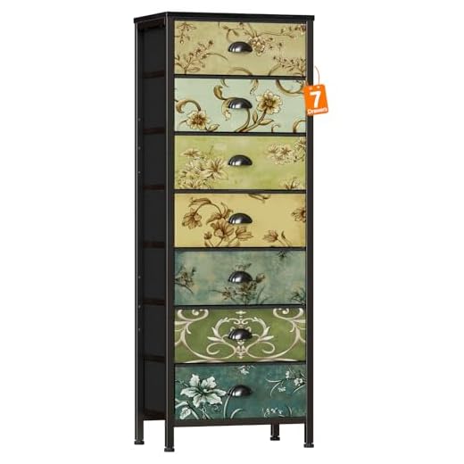 Furnulem Tall Dresser with 7 Drawers