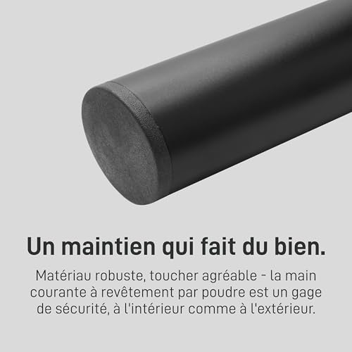 Main courante en métal pour escalier extérieur éliminant les risques de chute - 7