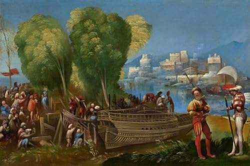Cuadro Aeneas and Achates Dosso Dossi lienzo para renovar paredes vacías sin vida 60x90