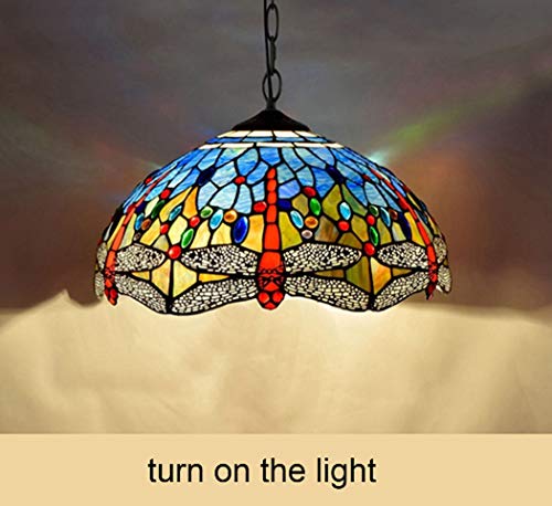 Apparecchio a sospensione da 16 in stile Tiffany