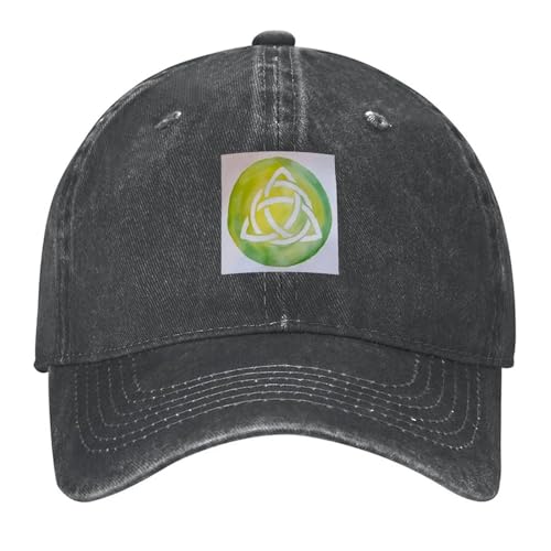 Casquette de baseball respirante en coton avec motif aquarelle Wild Ball Icon ajustable