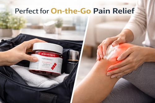 Image of Japanese Formula Soothing Massage Gel for Joint & Muscle Pain Relief | Herbal Arnica & Mugwort Extract | Fast Absorbing Back, Neck, Knee & Leg Pain Relief Balm | Non-Greasy Muscle Gel
