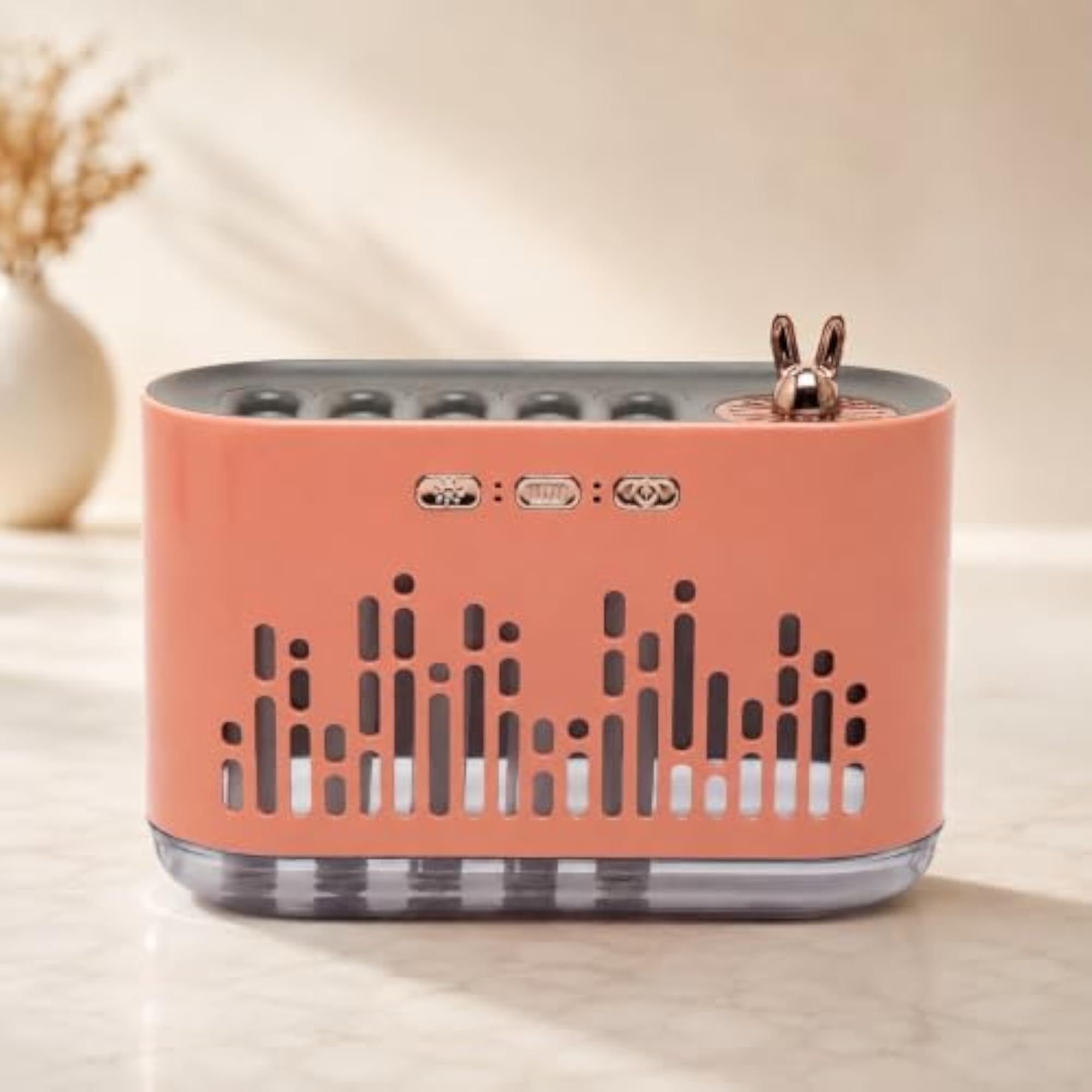 Flame Essential Oil Diffuser, 700ml, Pink