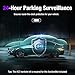 3 Channel 4K Dash Cam with 5GHz WiFi & APP Control, 4K/2.5K+1080P+1080P Front Inside and Rear, Triple Dash Camera with 64GB Card, G-Sensor, 24 Hours Parking Mode, Loop Recording, Night Vision