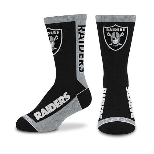 Image of For Bare Feet NFL Unisex Kids Nfl Mvp Crew Sock Youth