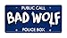 BAD WOLF | Metal Stamped License Plate