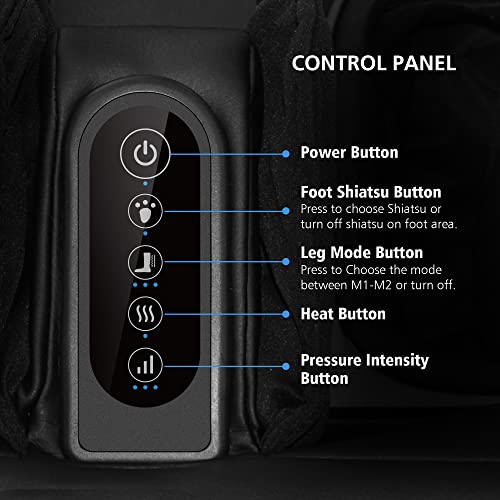 Comfier 2 In 1 Foot Massager Machine & Ottoman Foot Rest,Shiatsu Foot And Calf Massager With Heat, Kneading, Vibration, Compression Massagers For Feet, Ankle, Calf, Leg, For Plantar Fasciitis #TOP7