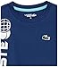 Lacoste Boys' Short Sleeve Tennis Graphic T-Shirt, Methylene, 10 Years