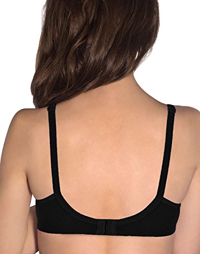 Image of Amante Women's Side Support Shaper Non-Padded Non-Wired Full Coverage Cotton Bra | Seamless Cups | Moisture-Wicking Fabric | High Support Everyday Bra
