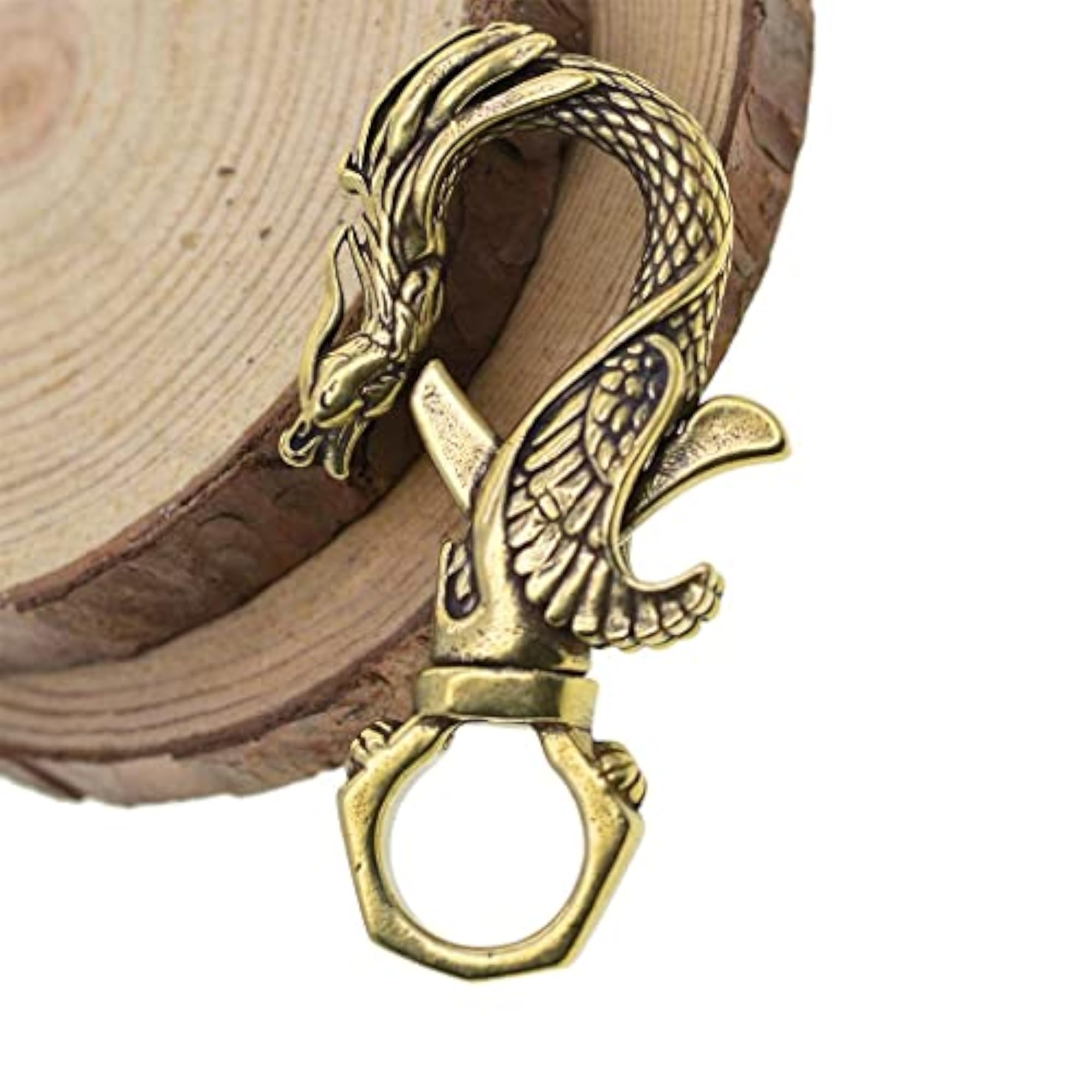 Handmade Brass Phoenix Decorative Swivel Claw Lobster Clasps