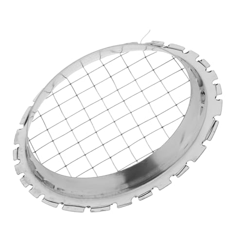TOYANDONA Cortador de Acero Inoxidable para Huevos Duros y Verduras Picadora Precisa para Ensaladas Cortador de Fresas y Patatas Cubos Diseño Resistente y Seguro para Cocina Doméstica